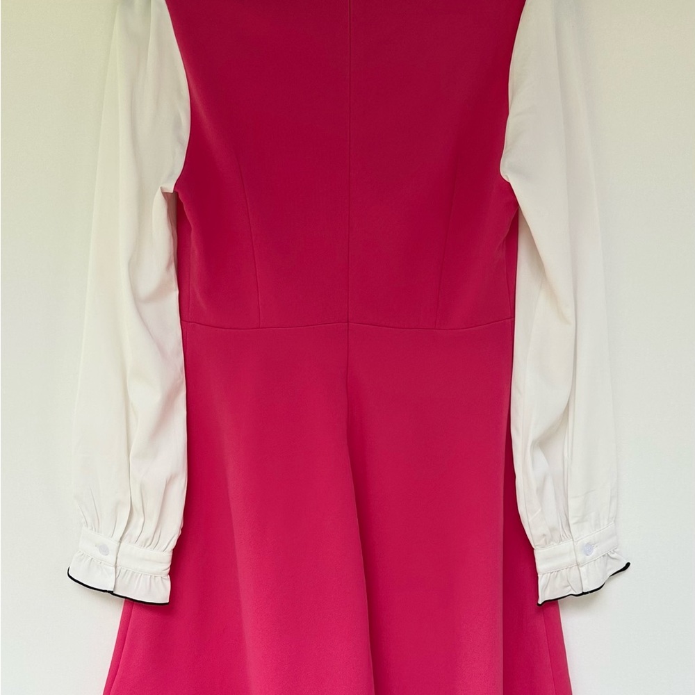 Allegra K Pink and White‎ Long Sleeve Dress - Picture 6 of 8